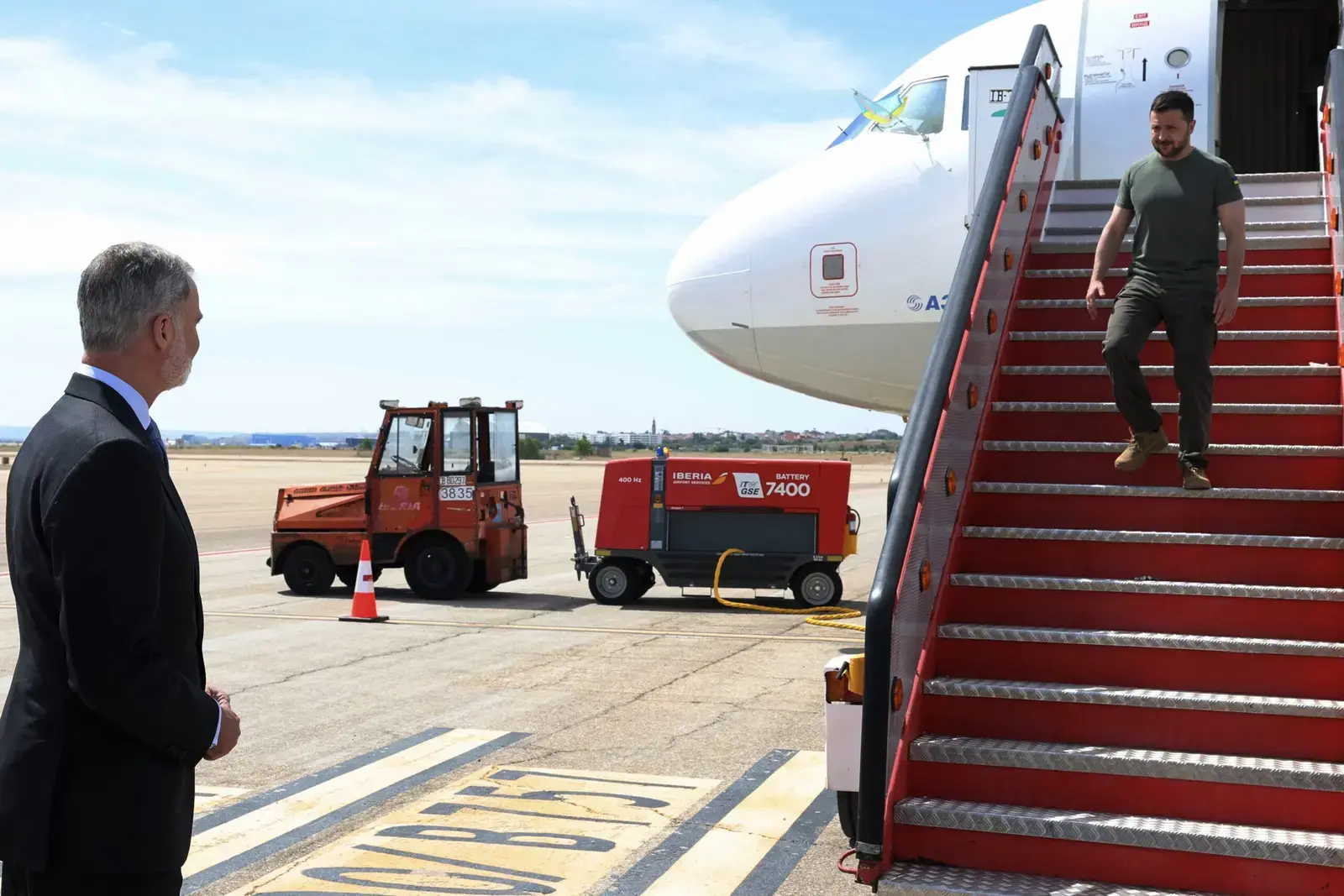Avionul lui Zelenski a fost aproape lovit de o dronă în timpul zborului din Moldova