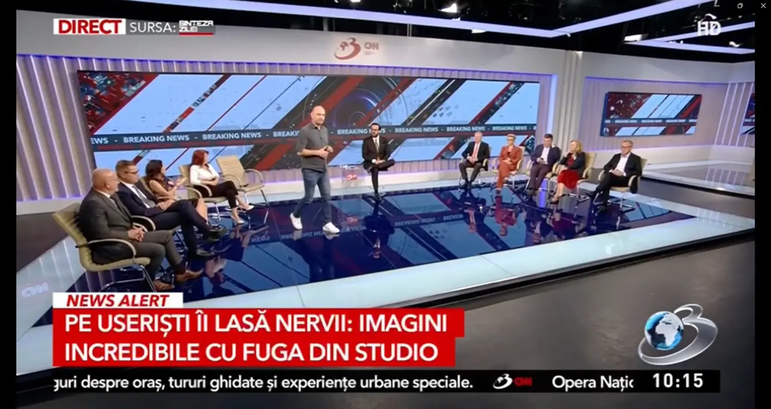 Radu Mihaiu pleacă din studioul Antena 3 după acuzările de trădare de la Mihai Gâdea